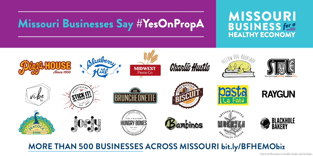 More than 500 Missouri Businesses Support Proposition A